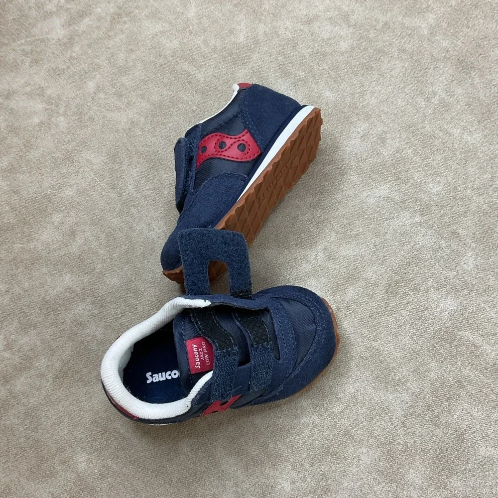 Saucony Shoes Sz 4.5W Kids Baby Jazz Low Pro Hook & Loop Sneaker ST53512